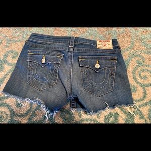 True Religion Cut Off Shorts 29